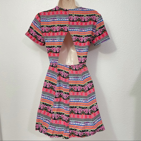 Show Me Your Mumu Ibiza Mini Dress Small Stripes - Picture 4 of 9